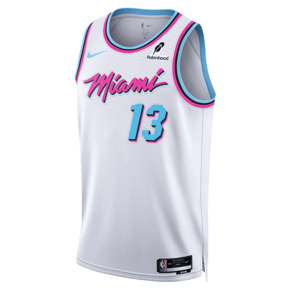 NBA Miami Heat Bam Adebayo Nike Edition - White | NBA