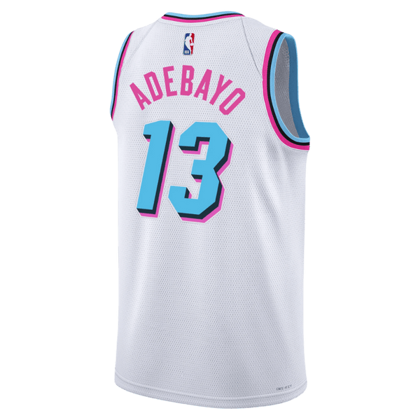 NBA Miami Heat Bam Adebayo Nike Edition - White | NBA