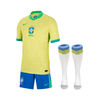 Kids' Kit - Brazil Home 24/25 - Copa América 2024