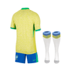 Kids' Kit - Brazil Home 24/25 - Copa América 2024