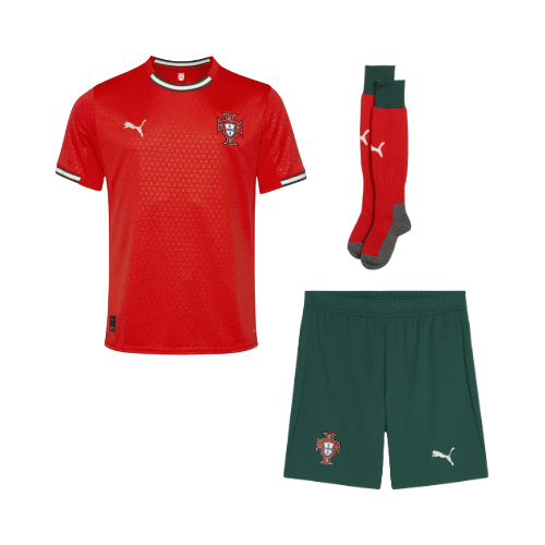 Kids' Kit - Portugal Home 25/26 - World Cup 2026