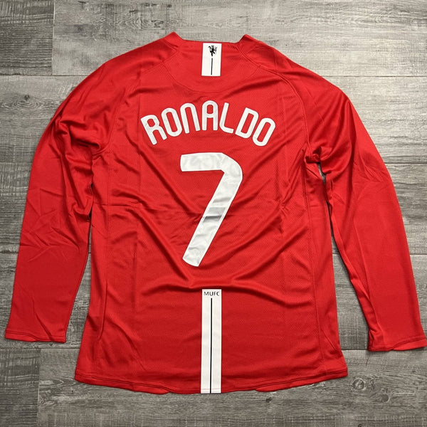 2007-08 - MAN UTD LONG SLEEVE HOME | RETRO